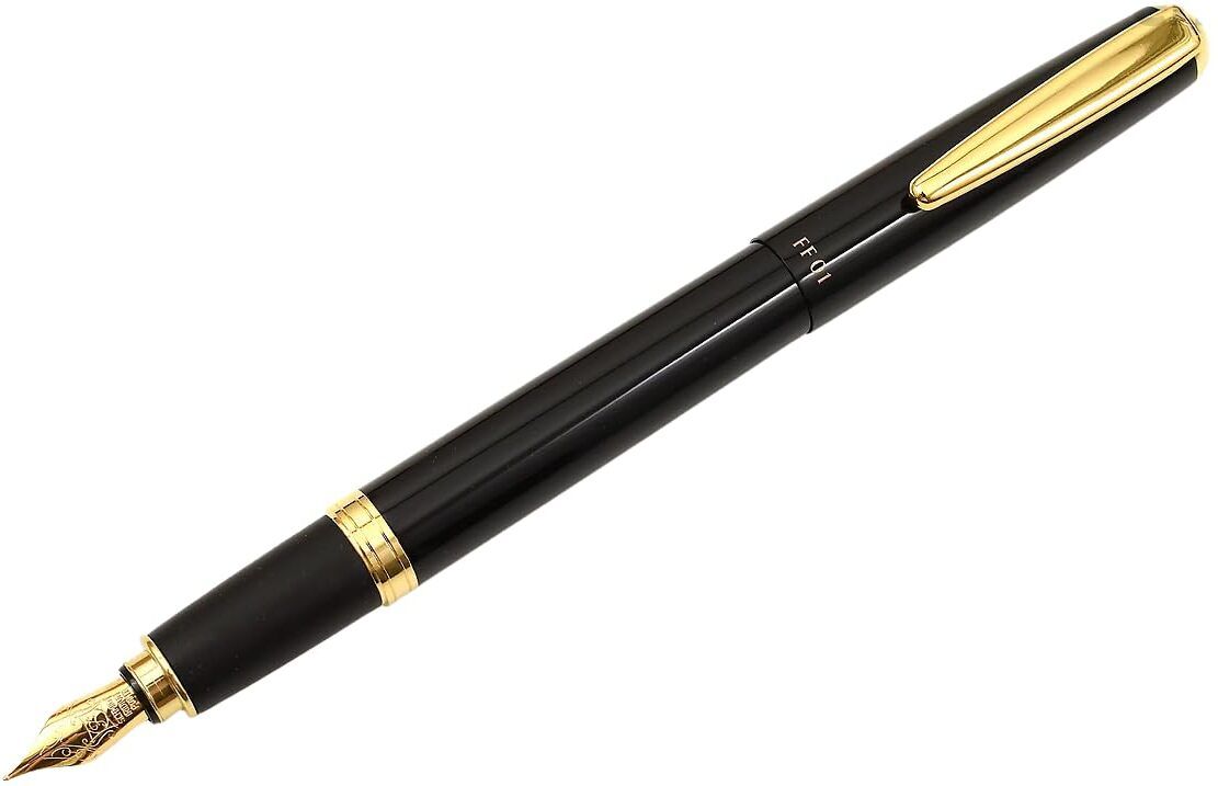 Fountain Pen Fine Nib Smooth Ink Flow Comfortable Rubber Grip 2 Black Cartridge Fountain Pen-image-43