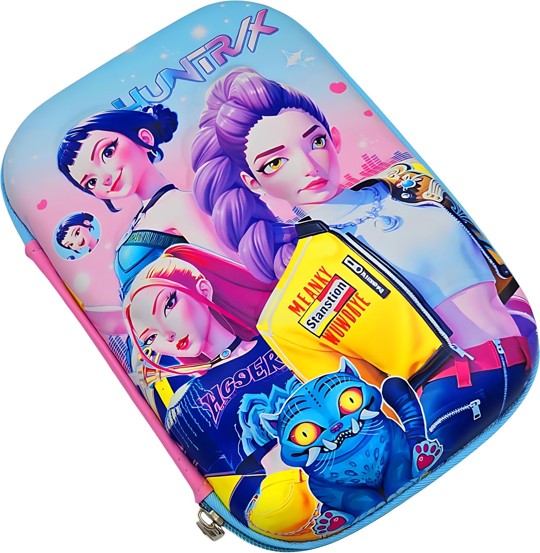poksi K-Pop Demon Hunters EVA Hardtop Pencil Pouch | School Pencil Case |Best Pencil Box Art EVA Pencil Box-picture-3