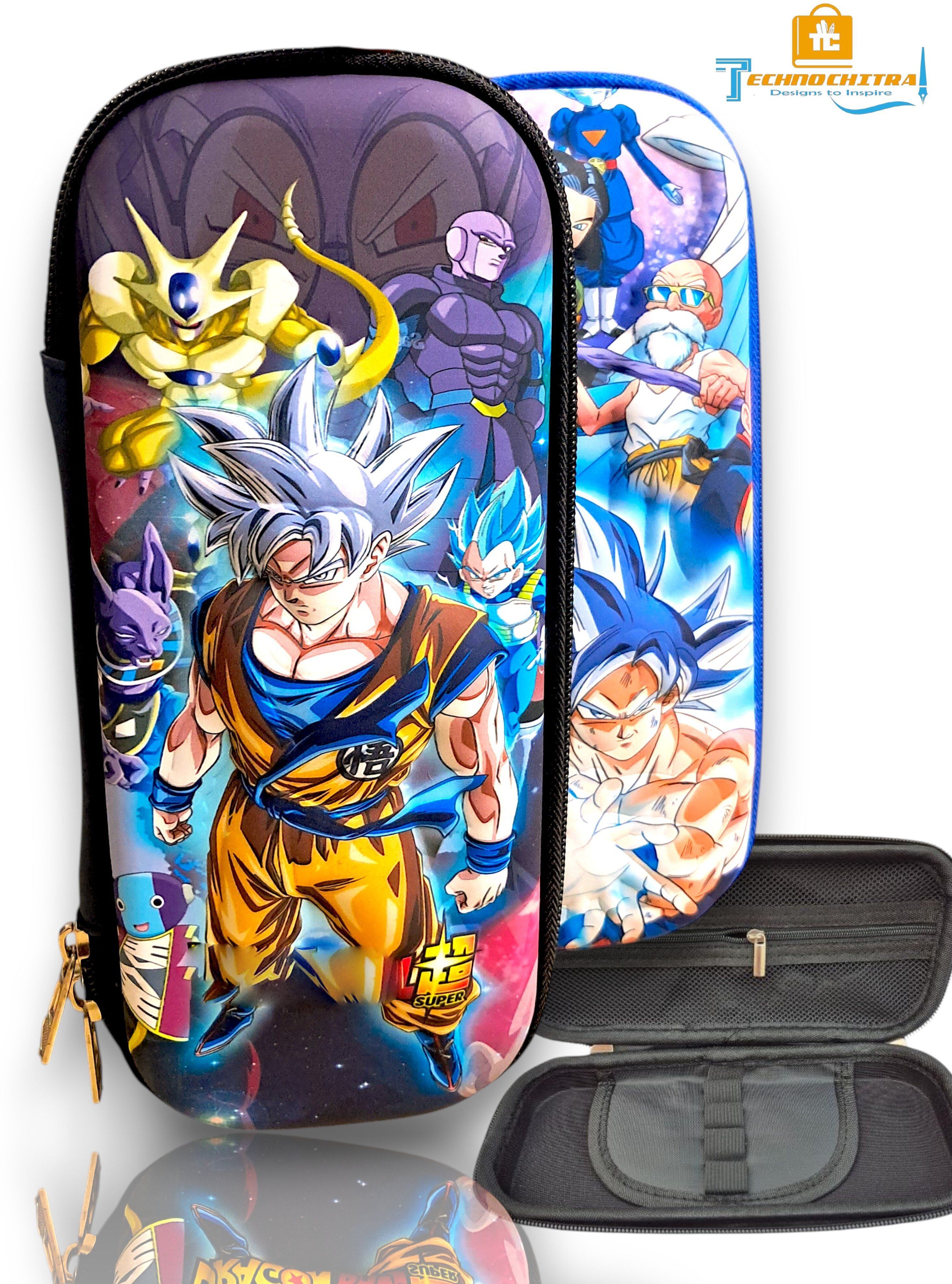 technochitra Cosmos Legends 3D School Pencil Pouch for Boys Large Capacity with Mesh Pocket & Holders Art EVA Pencil Box-picture-11