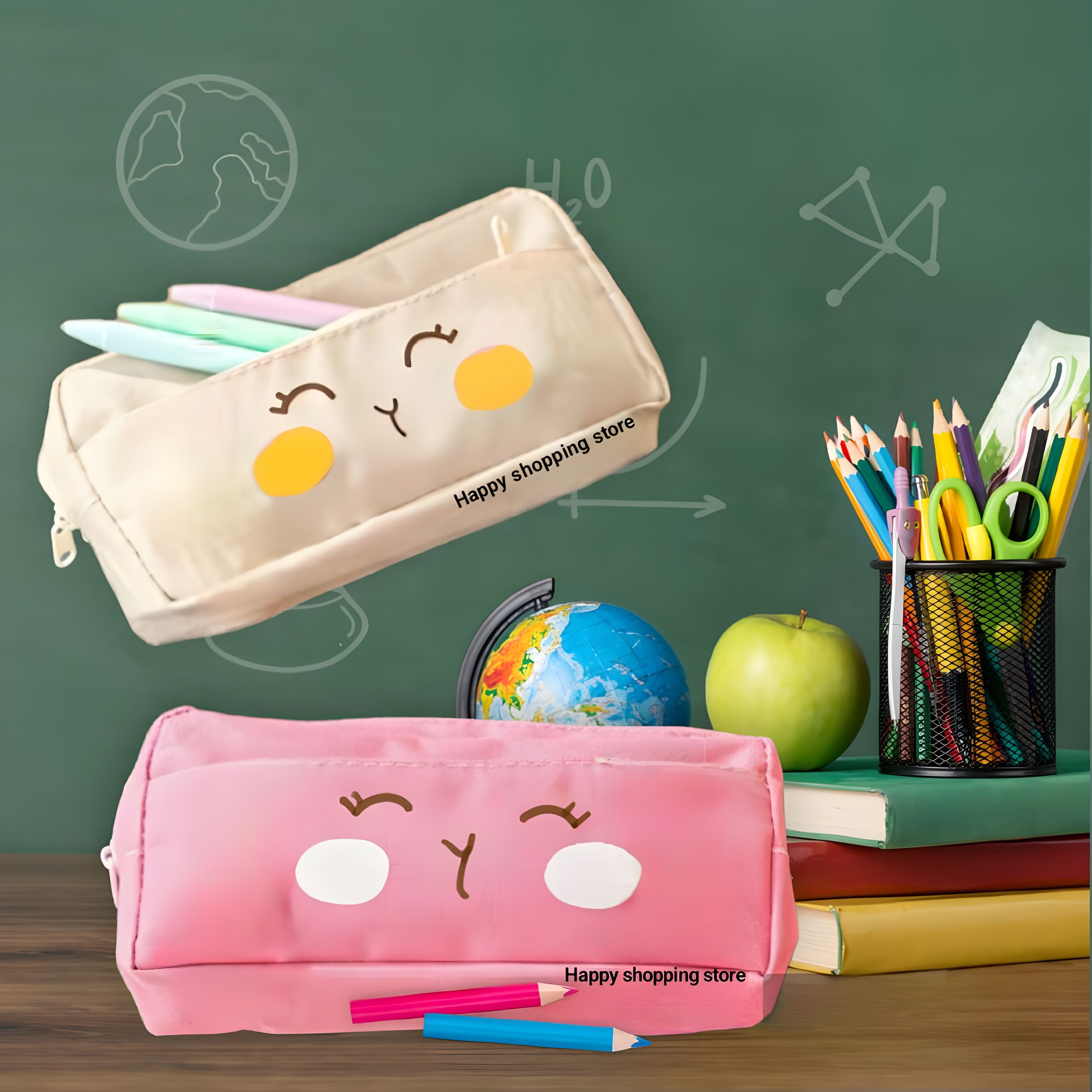 Kids Designer Cute Premium Stylish Pencil Pouch Pretty cute lightweight Art Artificial Leather Pencil Boxes-image-45