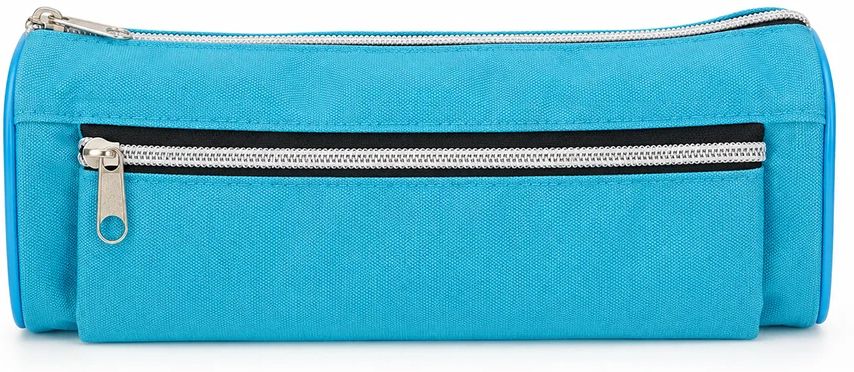 Zipper Pencil Case - Organizer Pouch for School, Office & Daily Use for Students Horizontal Dual Zipper Art Polyester Pencil Box-image-36