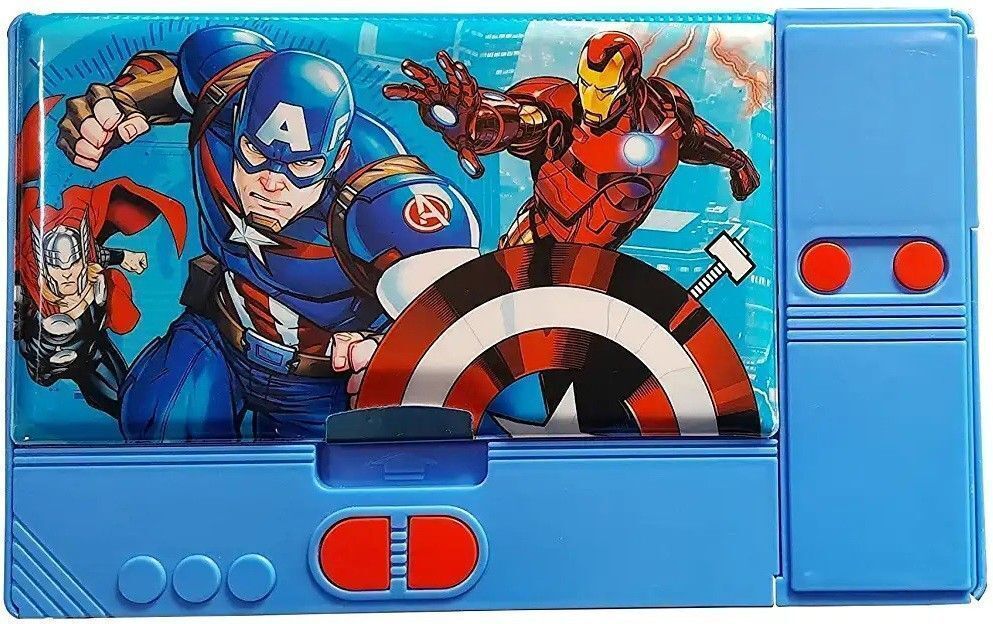 graceous NA Jumbo Art Plastic Pencil Box-picture-18
