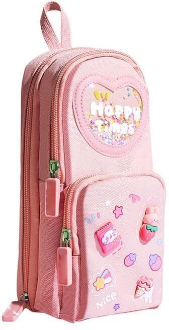 voroly Three Layer Pencil Pouch-Shaped School Bag, Zipper Boys & Girls School Pouch 6 Art EVA Pencil Box-picture-34