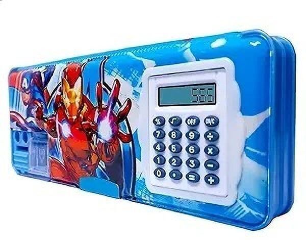 calculator 1 Art Plastic Pencil Box-image-14