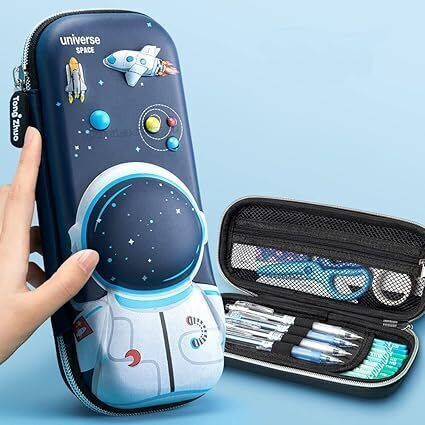 graceous 3D EVA Pencil Case Stationery Box565 Space Universe Art EVA Pencil Box-picture-4