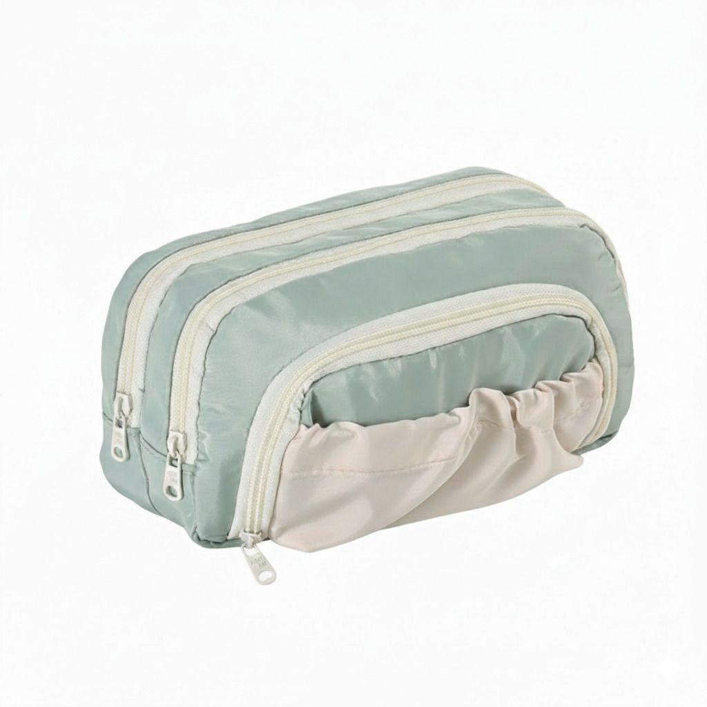 Cute Korean Pencil Pouch for girls and boys Art Polyester Pencil Box-image-25