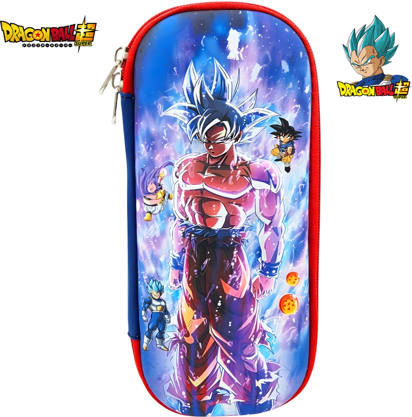 poksi Dragon Ball Z Ultra Instinct EVA Pencil Pouch – Durabl e Hard Shell Stationery Case Art EVA Pencil Box-picture-44
