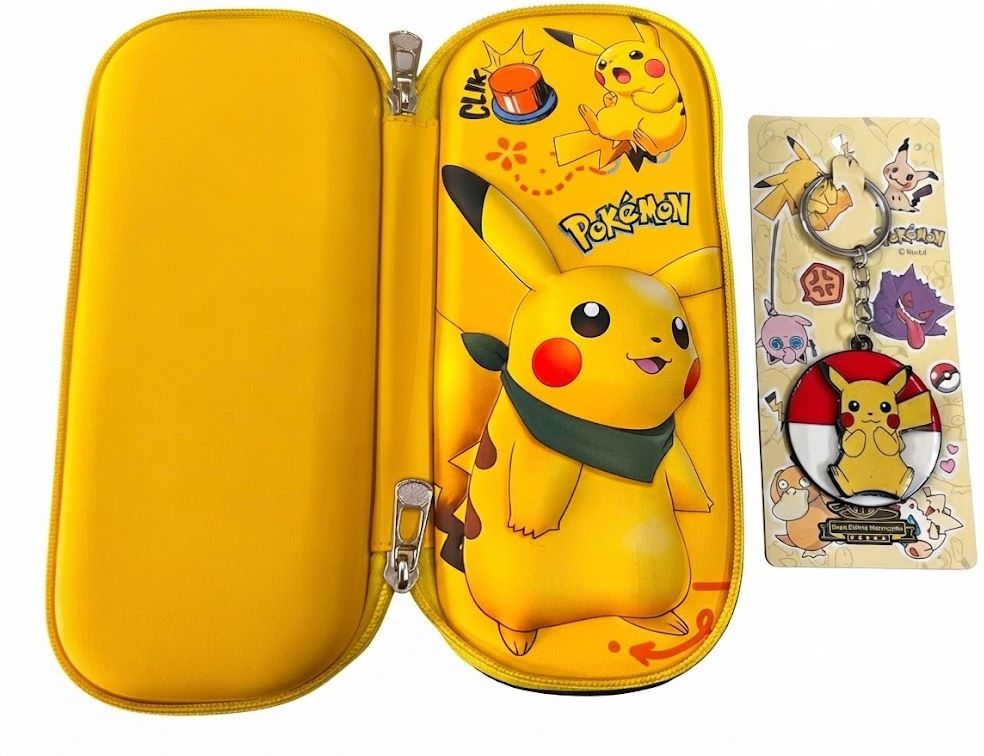 zizi Pokemon case & Pokemon spinner Keychain – Durable, Stylish Organizer Pencil Box 1 Art EVA Pencil Box-picture-28