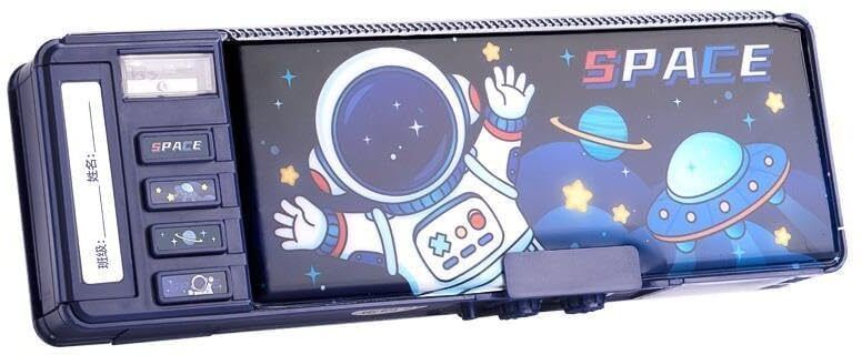 _Lock-Space Compass Box SPACE Art Plastic Pencil Box-image-17