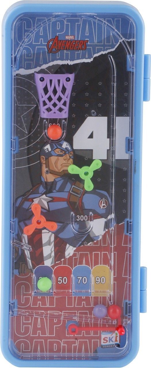 ski Cruze Pinball Game Pencil Box with Password Number Lock AVENGERS Art Plastic Pencil Box-picture-13