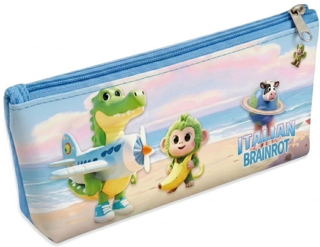 alcantara brainpointb-221 brainpoint Printed Art EVA Pencil Box-picture-1