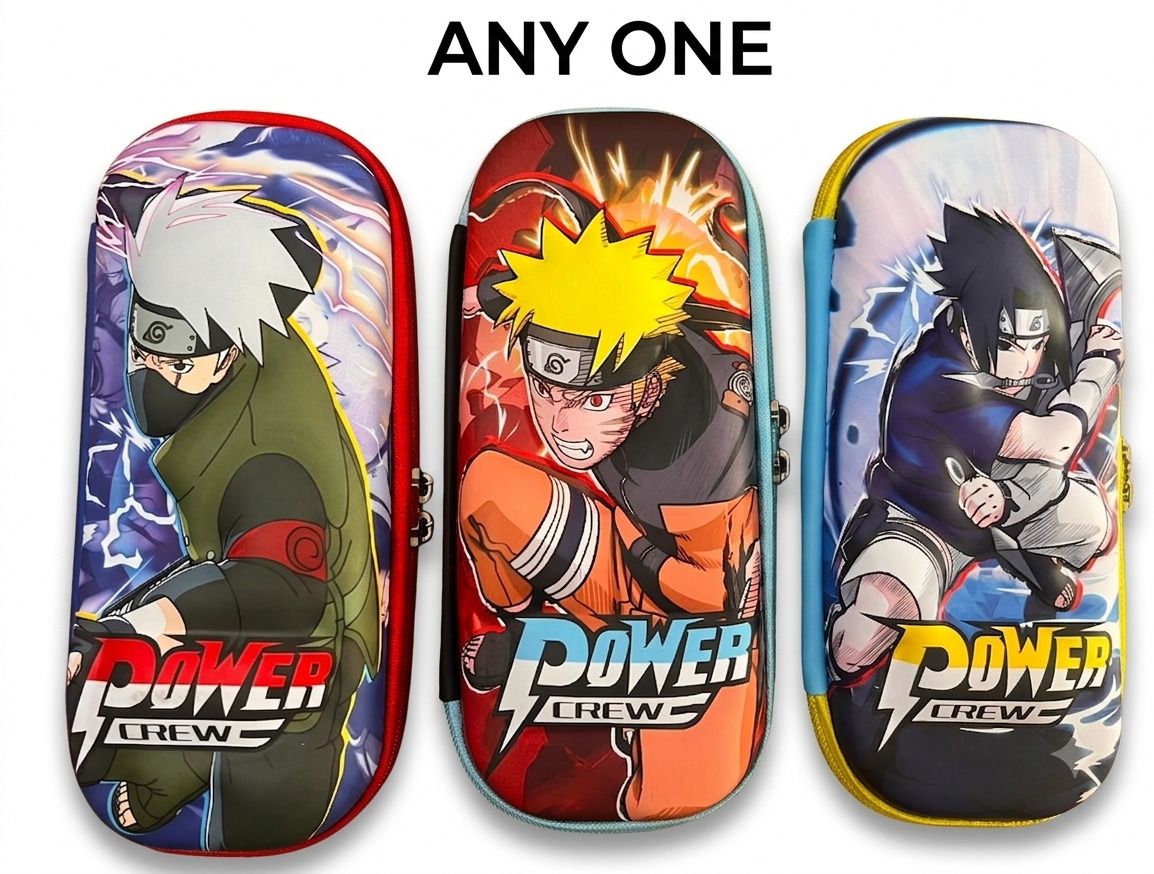 Naruto Pouch – Compact, Durable Organizer for Stationery, 1 Art EVA Pencil Box-image-12