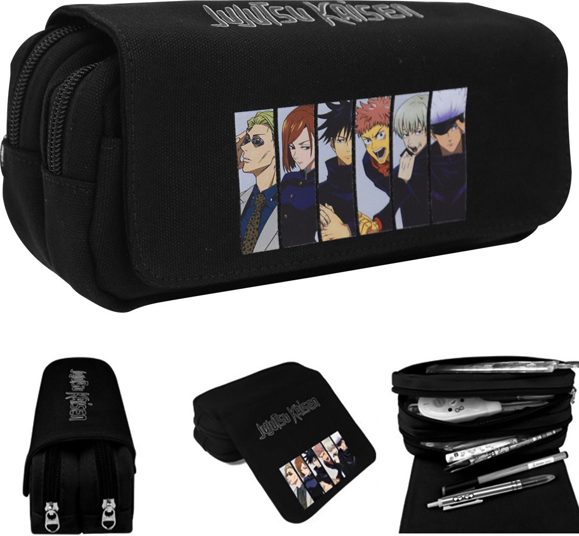 NA Cartoon Art Canvas Pencil Box-image-41