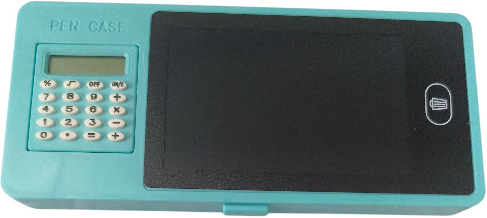 inkcraft Calculater Pencil Box Blue LCD Writing Pad Art Plastic Pencil Box-picture-24