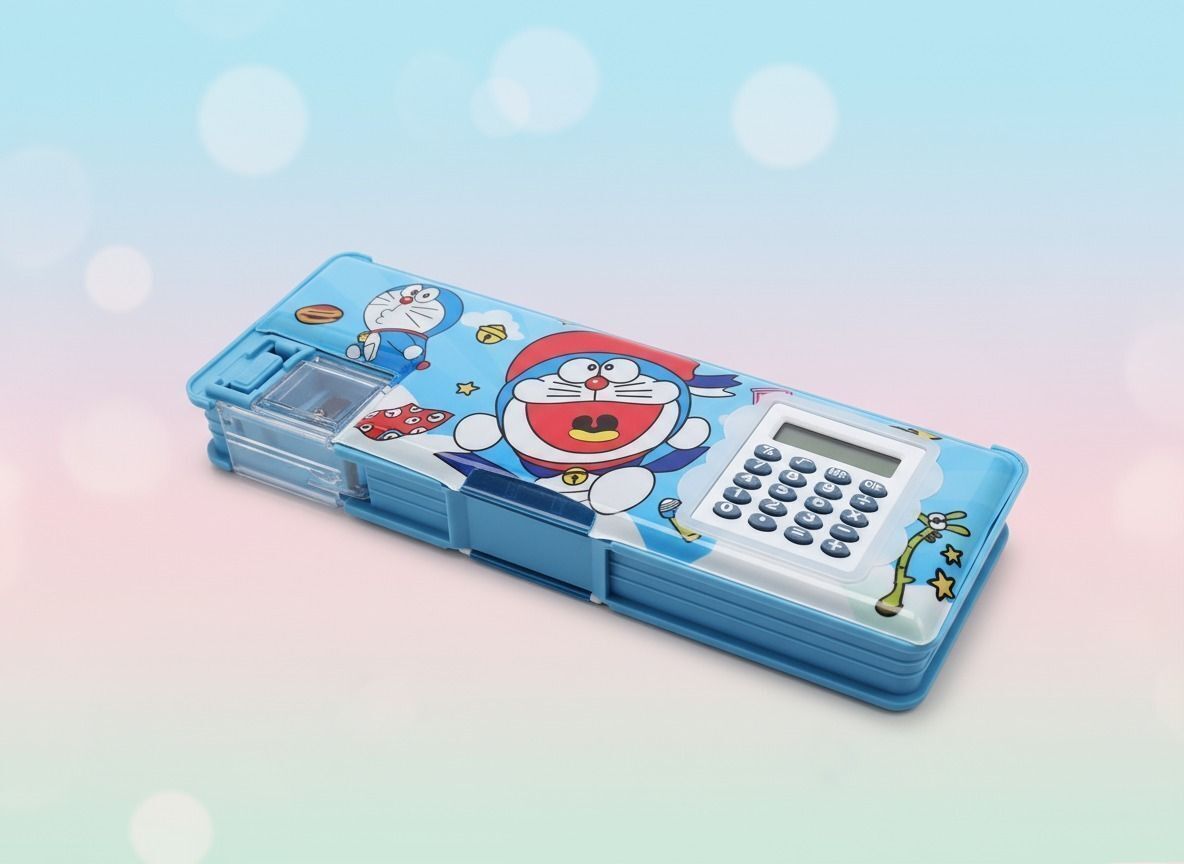1430 Doremon Art Plastic Pencil Box-image-30