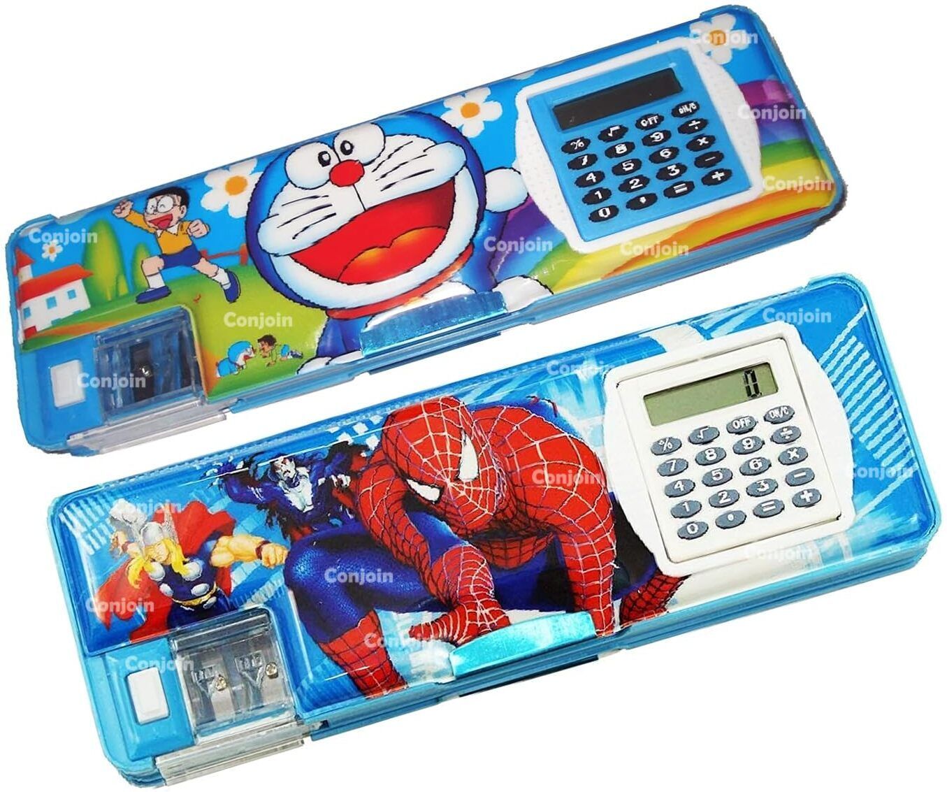 2 Calculator Geometry Box NA Art Plastic Pencil Boxes-image-23