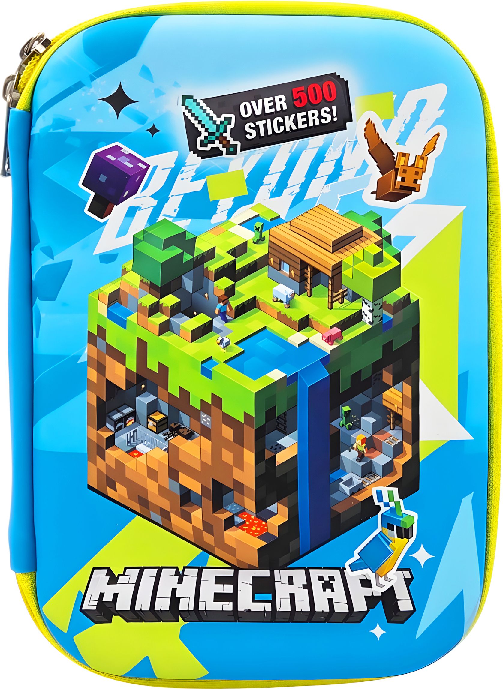 Minecraft Pencil Box | Minecraft Pencil Pouch| Jumbo Size EVA Pouch Art EVA Pencil Box