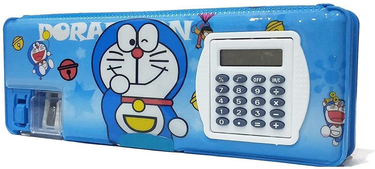 Doraemon Blue Pencil Box450 1 Art Plastic Pencil Box-image-27