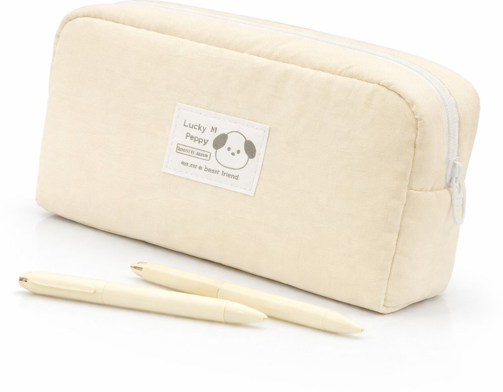 Basic Everyday Collection Solid / Plain Design Art Polyester Pencil Box-image-44