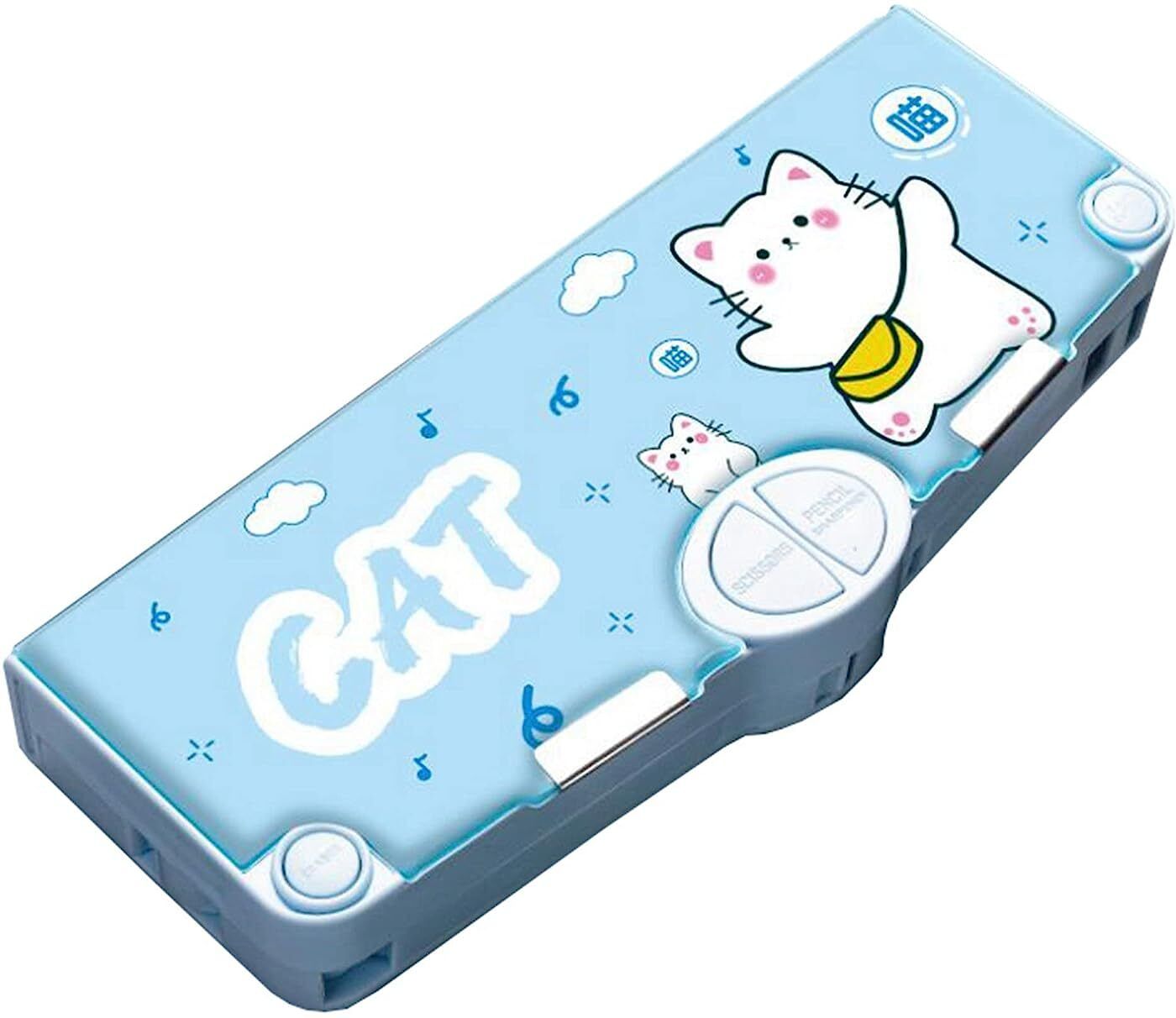PB-0-CT2 Cat Art Plastic Pencil Box-image-38