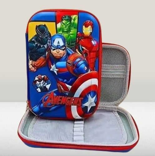 Avenger Polyester Hard Eva Pencil Case Pen Holder Zipper Pouch 1 Art EVA Pencil Box-image-11