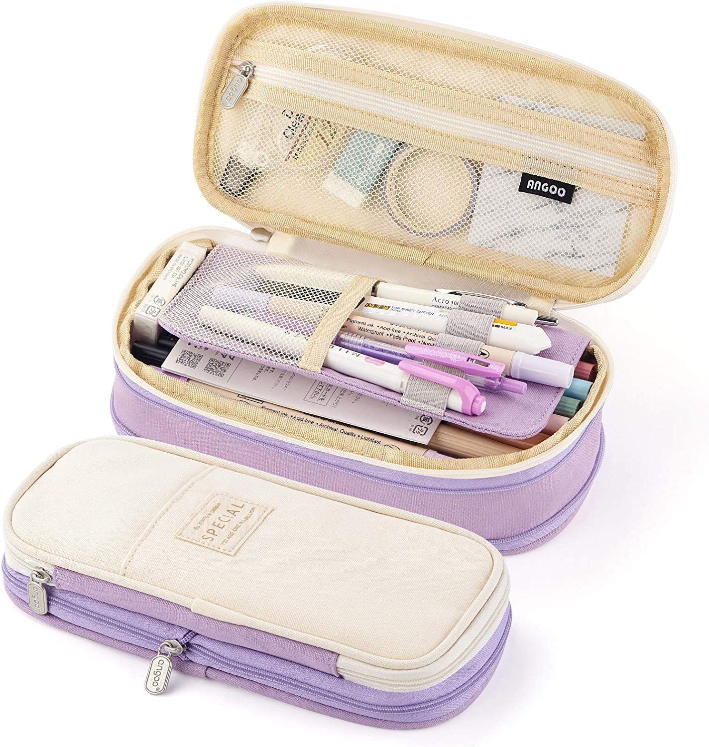 Special Pencil Pouch, Large Capacity Pencil Case Pencil Box Art EVA Pencil Boxes-image-12