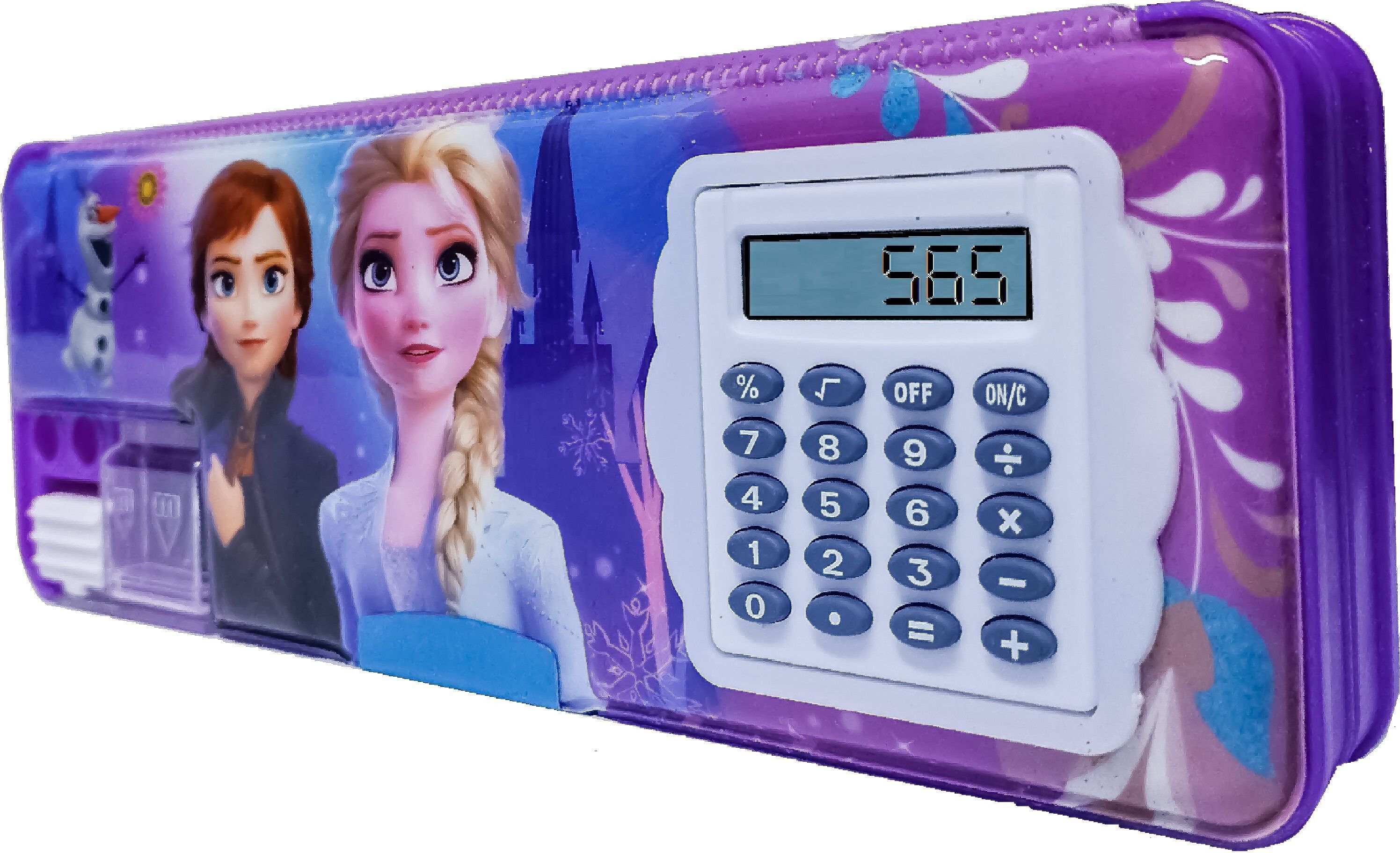 Frozen Calculator Plastic Pencil Box pack Of 1301 Calculator Art Plastic Pencil Box-image-41