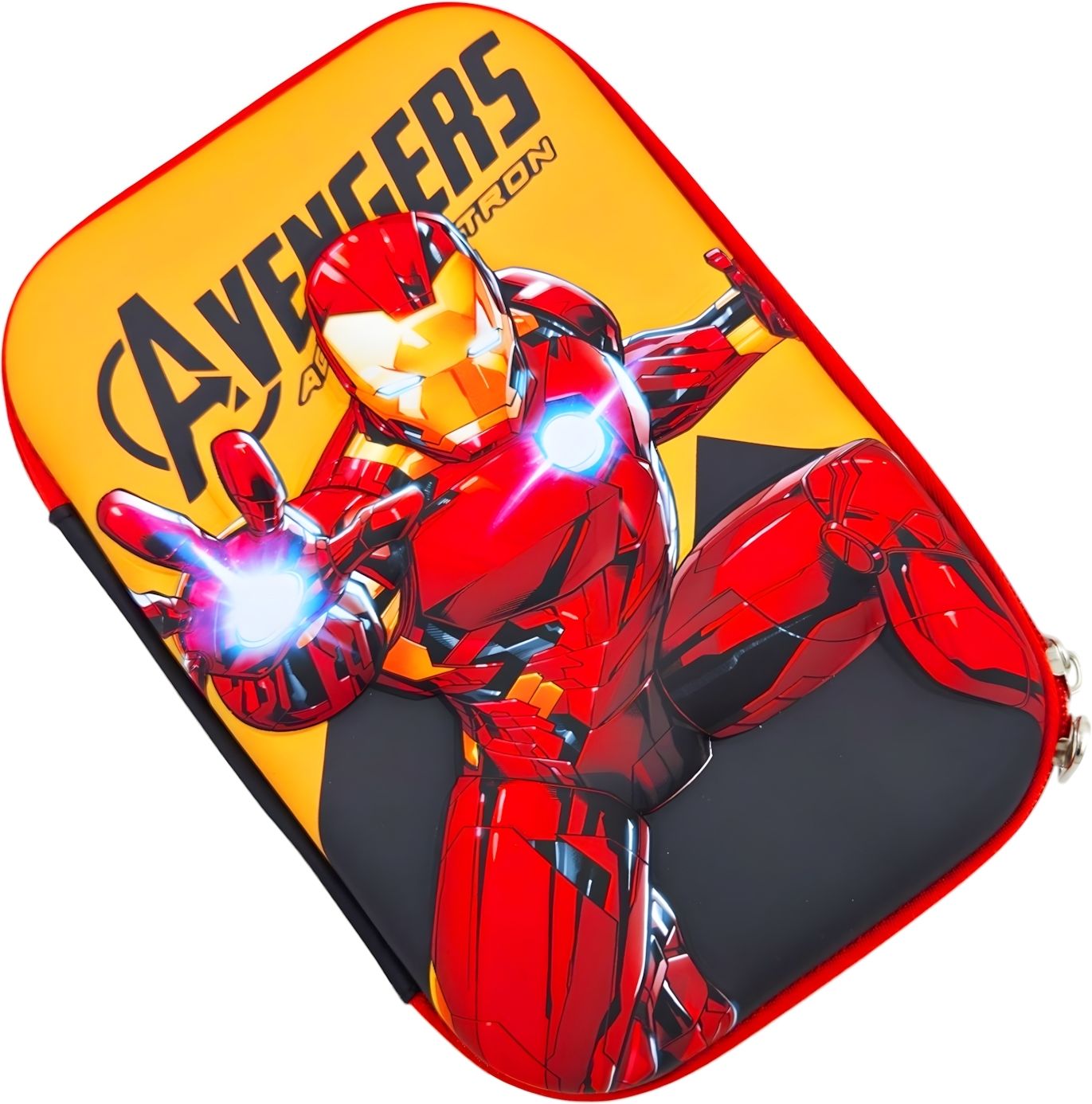 poksi Iron Man Printed Pencil Case | Durable School Pouch fo r Boys & Girls Art EVA Pencil Box-picture-14
