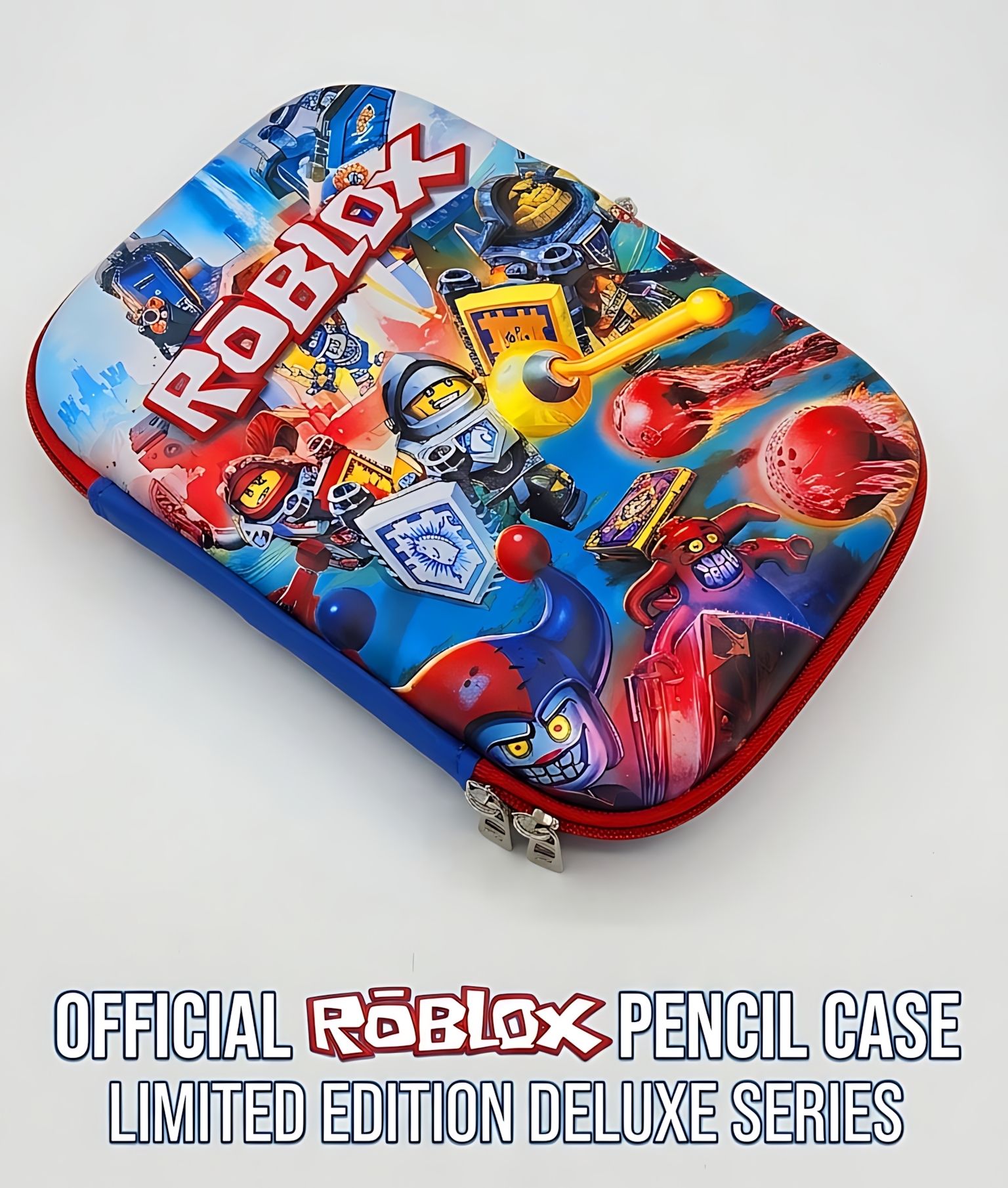 johnnie boy Roblox EVA Pencil Pouch for Kids | Waterproof Hard Shell Pencil Case with Zip | Cartoon Stationery Organizer for Boys & Girls Art EVA Pencil Box-picture-46