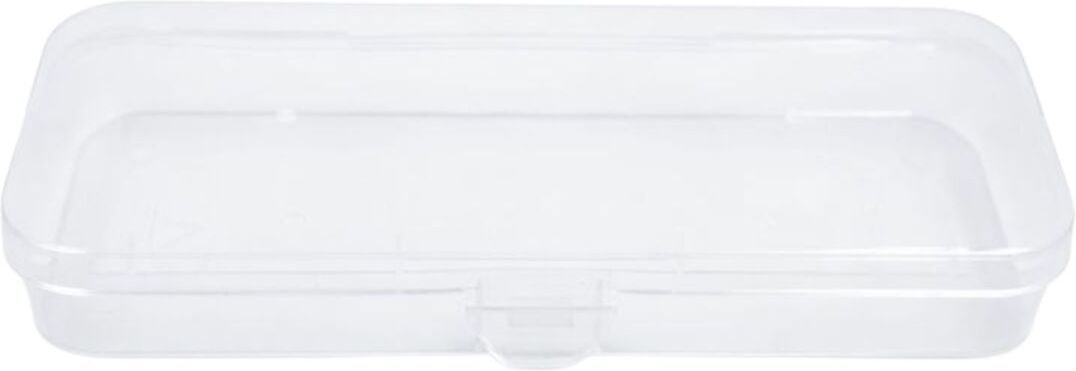 plast boy Exam Plain Transparent Art Plastic Pencil Box-picture-25