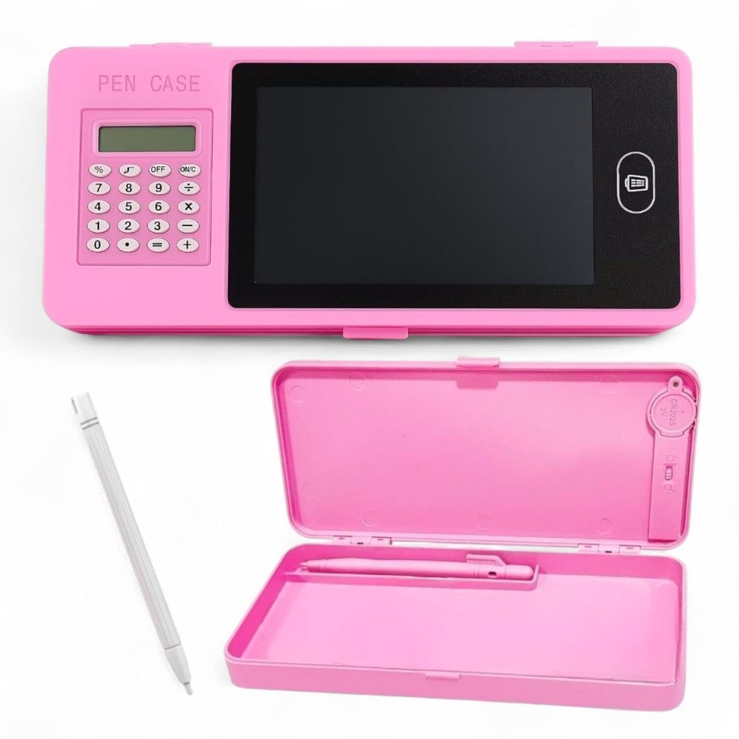 kidliva LCD Pencil Case with Calculator NA Art Plastic Pencil Box-picture-27
