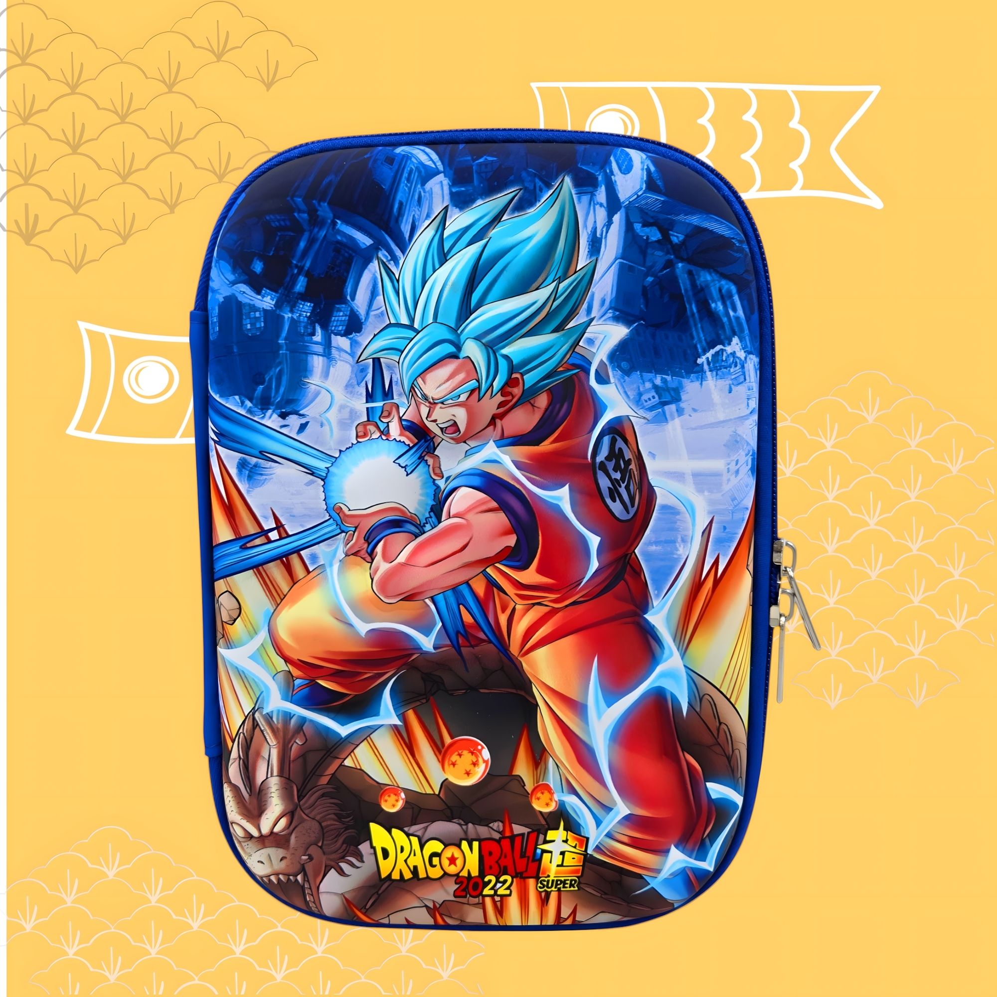 johnnie boy Goku Super Saiyan Blue Pencil Bag | Dragon Ball Z Anime Pencil Pouch Art EVA Pencil Box-picture-19