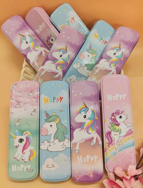 amanvani unicorn unicorn Art Metal Pencil Boxes-picture-39
