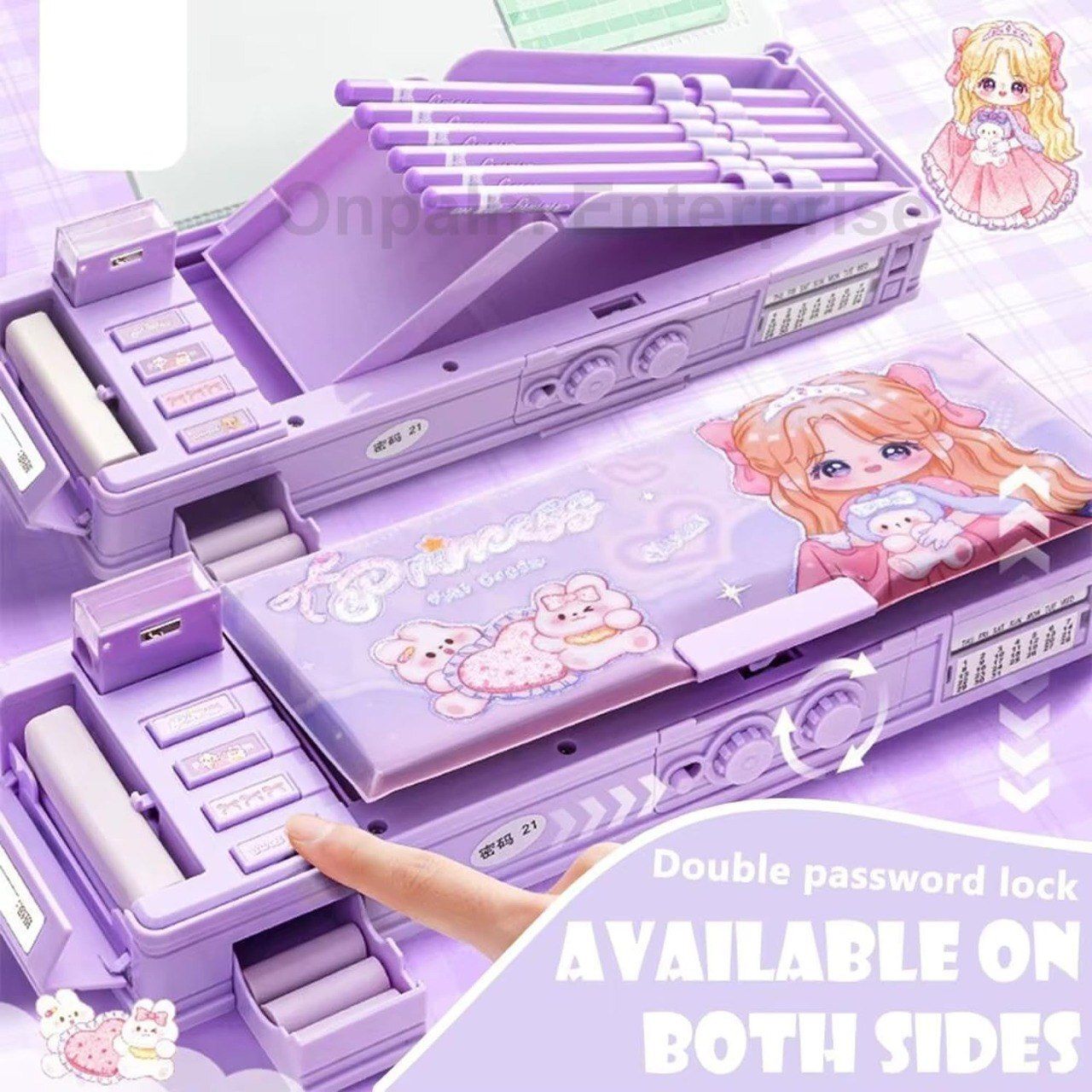 1 Barbie Girl Art Plastic Pencil Box-image-23