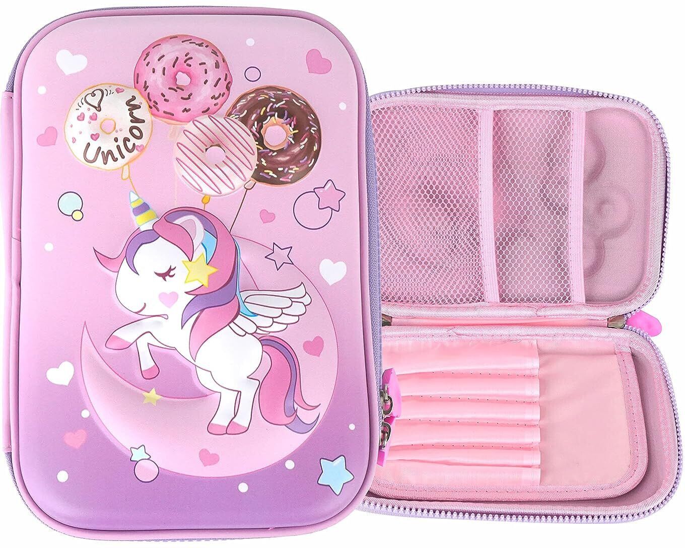 tiny tales Pencil Pouch Unicorn Art Canvas Pencil Box-picture-9