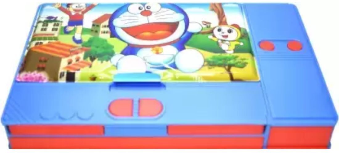 graceous DORAEMON DORAEMON Art Plastic Pencil Box-picture-1