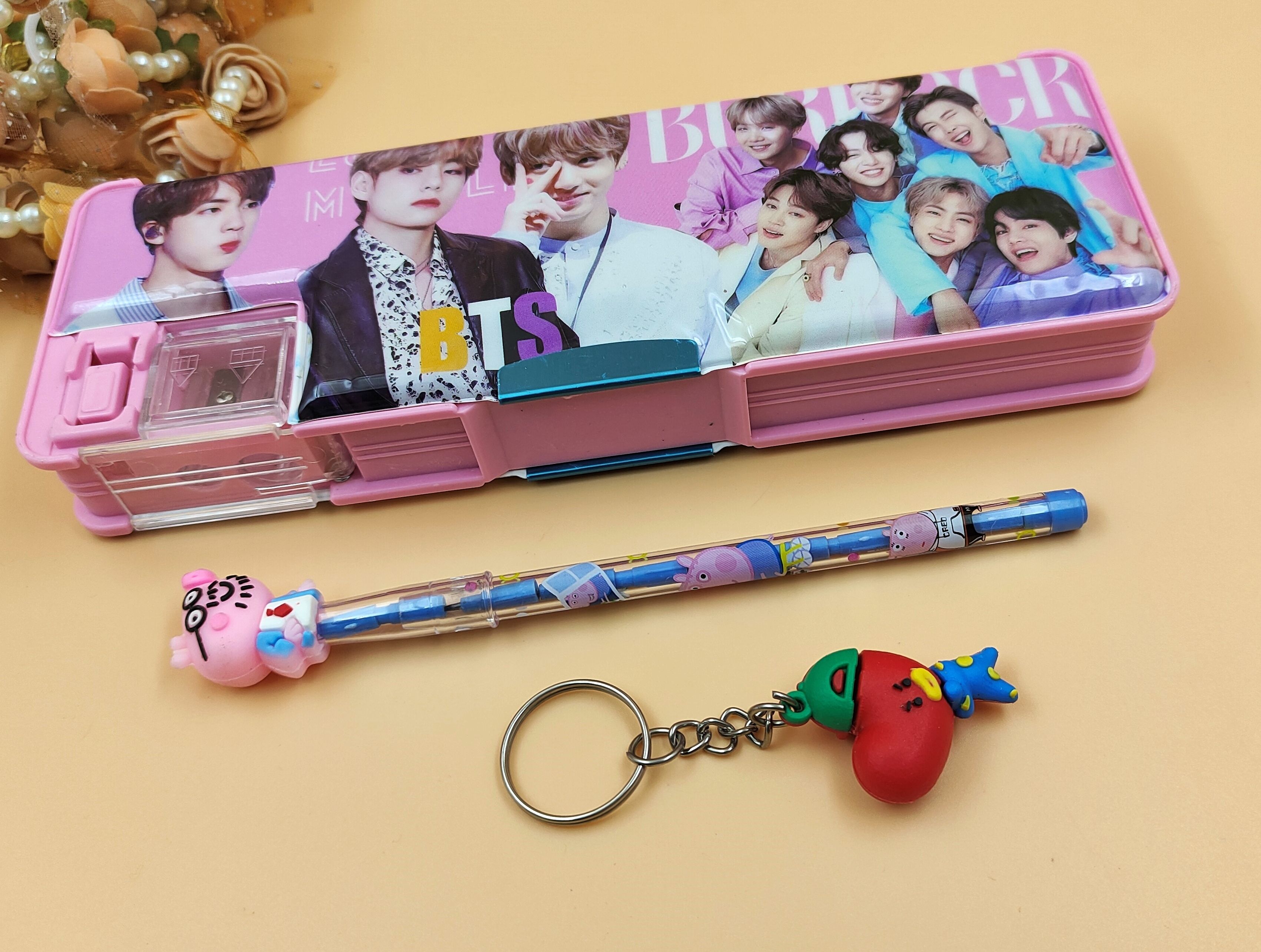paper bear BTS BTS Art Plastic Pencil Box-picture-17