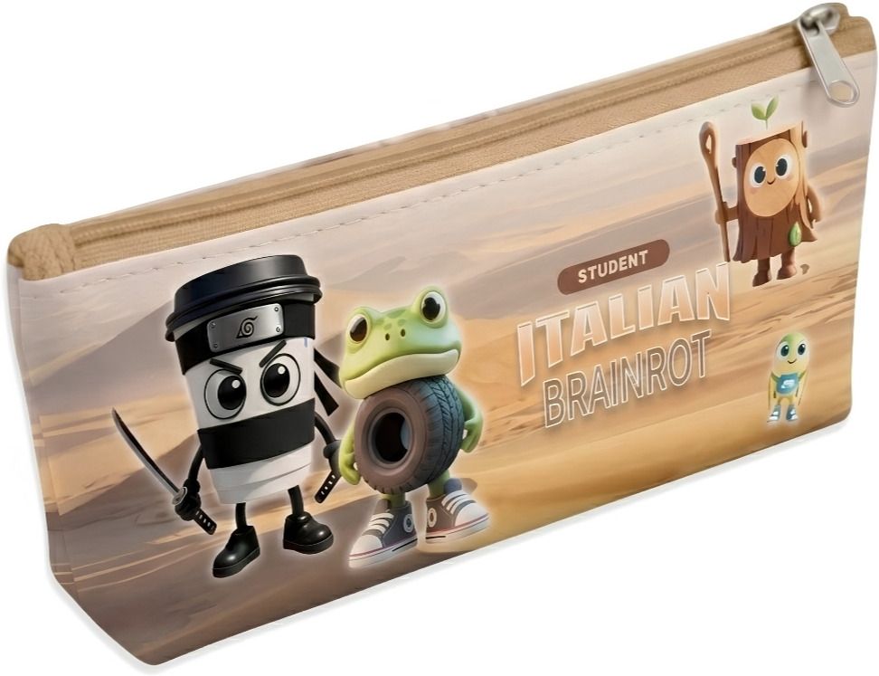 brown_87 cartoon Art EVA Pencil Box-image-40