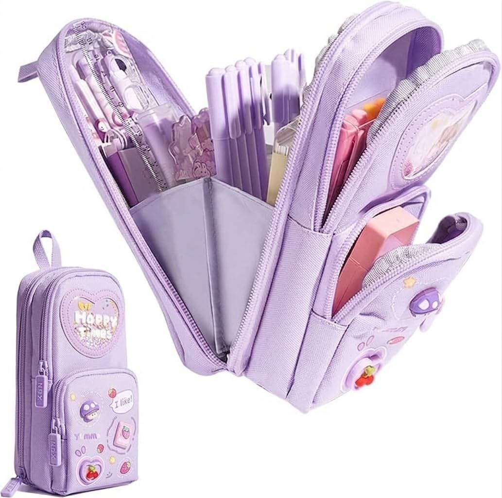 k2p Happy Times 1 Art Canvas Pencil Box-picture-21