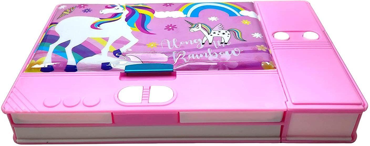 graceous Unicorn Unicorn Art Plastic Pencil Box-picture-13