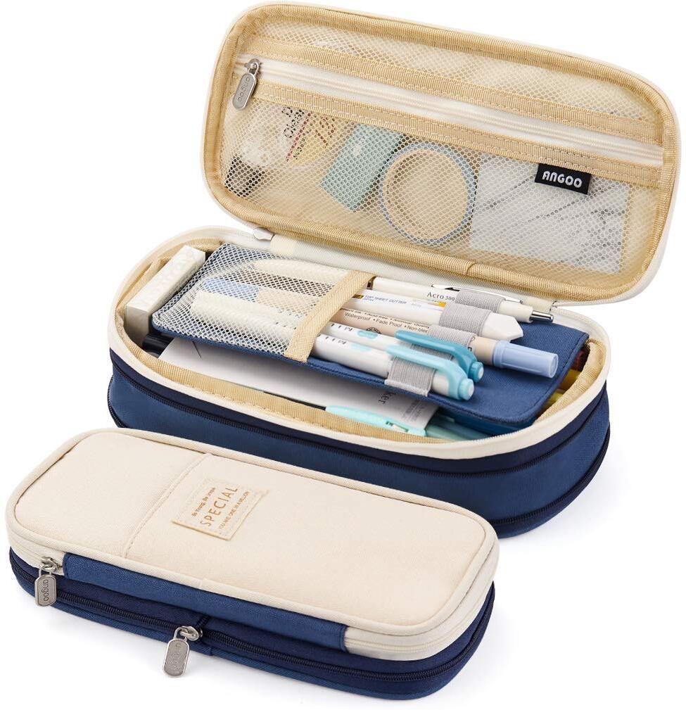 ceagull CANVAS PENCIL POUCH BLUE-picture-31