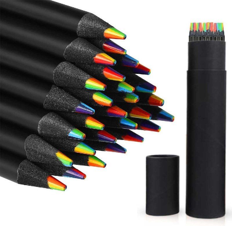 Rainbow Pencils for Kids Adults (shu) Pencil