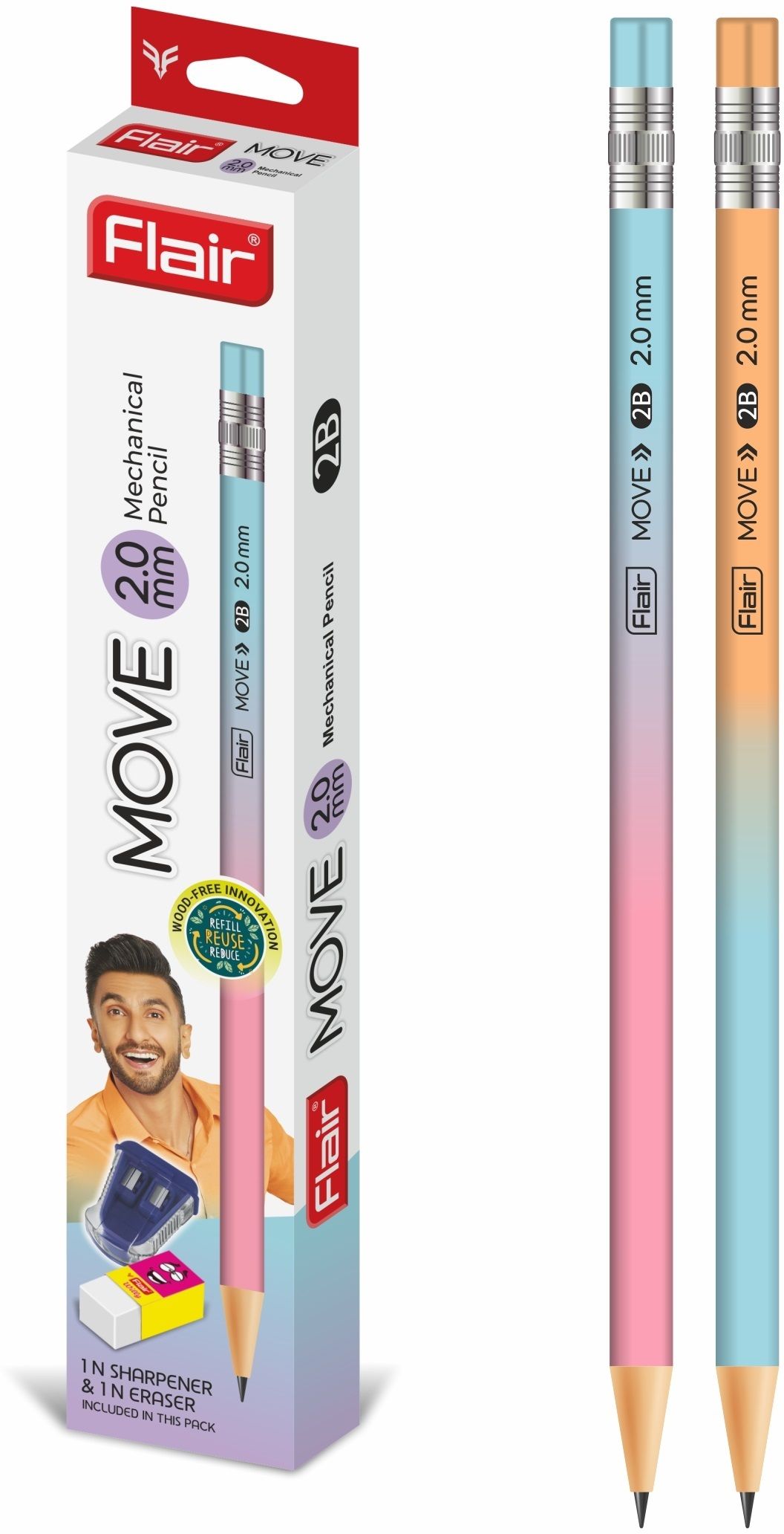 flair creative Move Mechanical Pencil Pack of 10 Pencil-picture-21