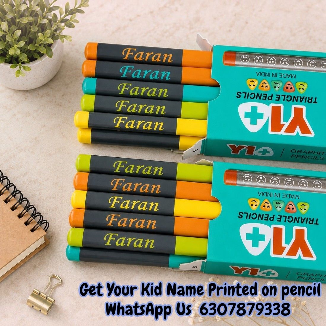 Custom Name Pencils Birthday Return Gifts for Kids Pencil-image-25