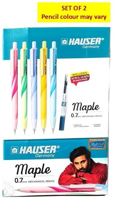 hauser MAPLE MECHANICAL PENCIL | 0.7mm | PENCIL COLOUR MAY VARY | Pencil-picture-25
