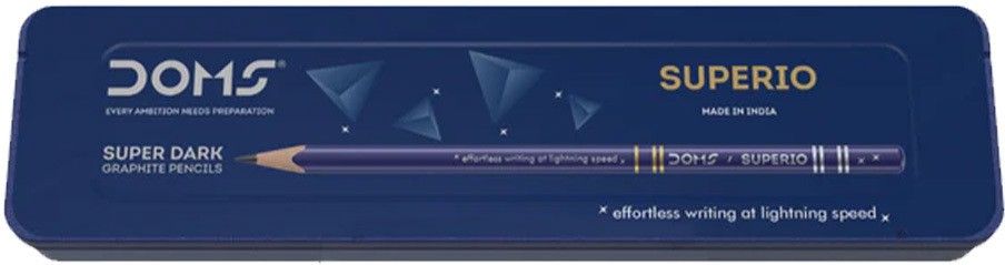 doms Superio Pencil With Tin Pencil Box Pencil-picture-36