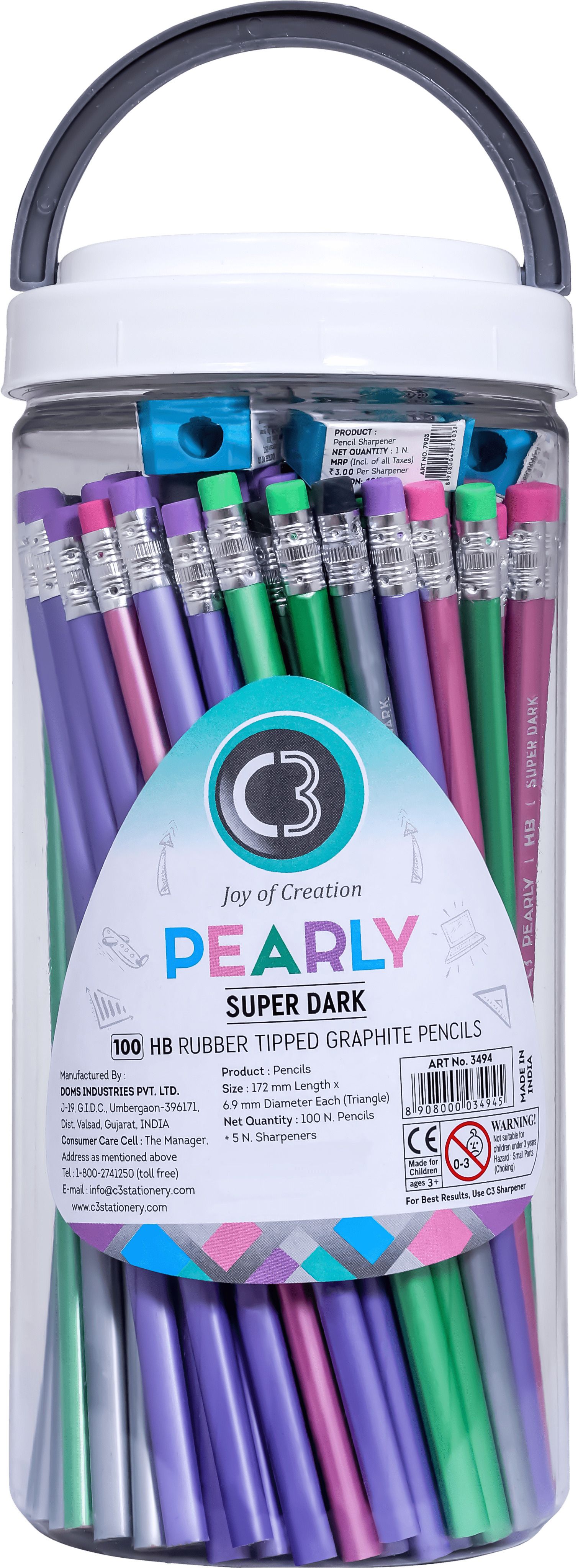 doms Pearly RT Jar Of Pencil-picture-24