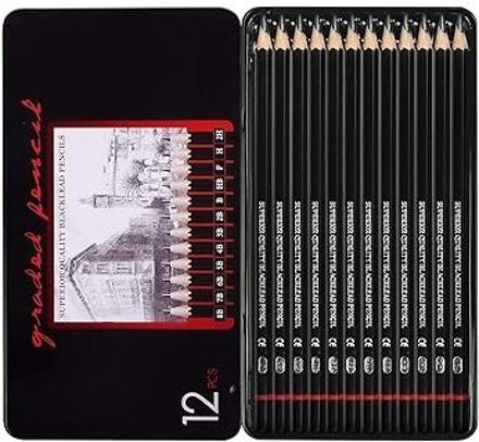 Graphite Pencils, for Art Drawing Shading,Shading Pencils for Sketching Pencil-image-28