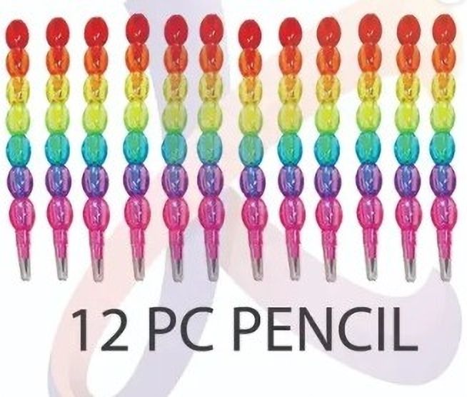 Moti Design Non-Sharpening Stacking Pencil Pack Of 12 Lead Pencil Pencil