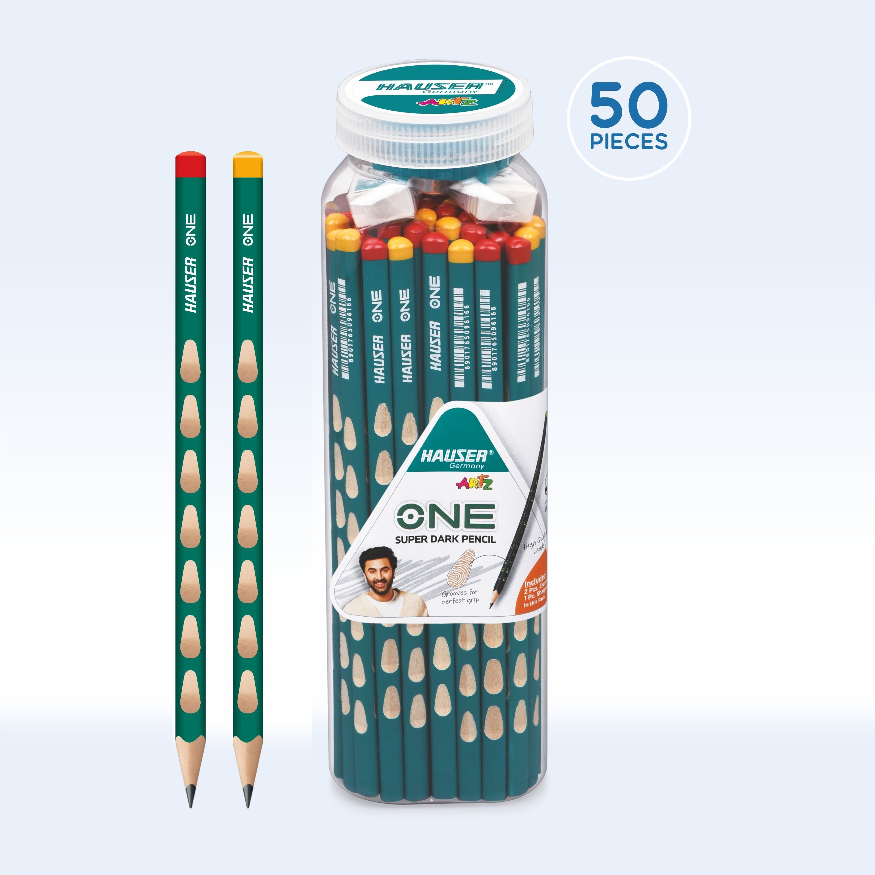 hauser One Wooden Pencil Pack of 50 Pencil-picture-16
